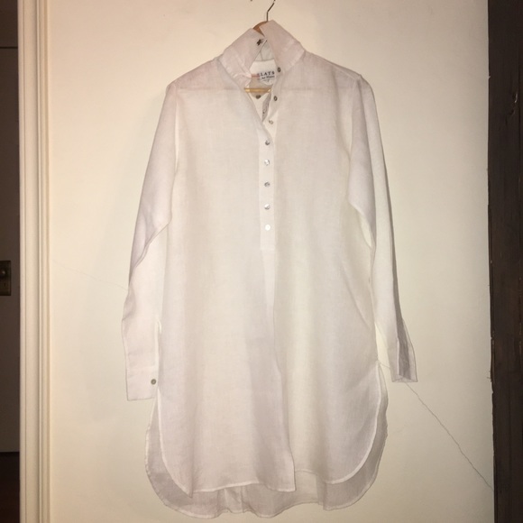 NWT Pristine White Tunic - Picture 3 of 5
